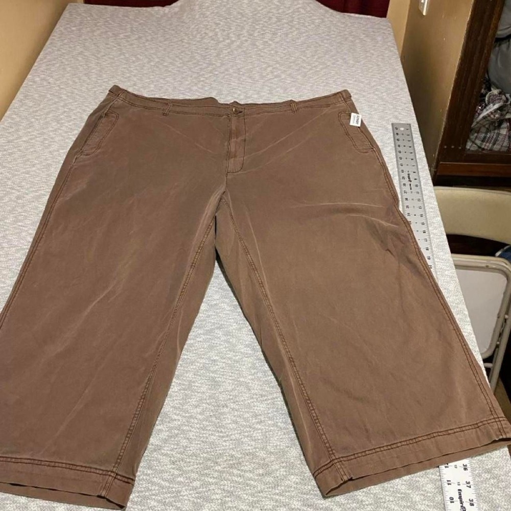 Old Navy Brown Capri baggy Pants Size 30 (4X-5X). SKU-B875